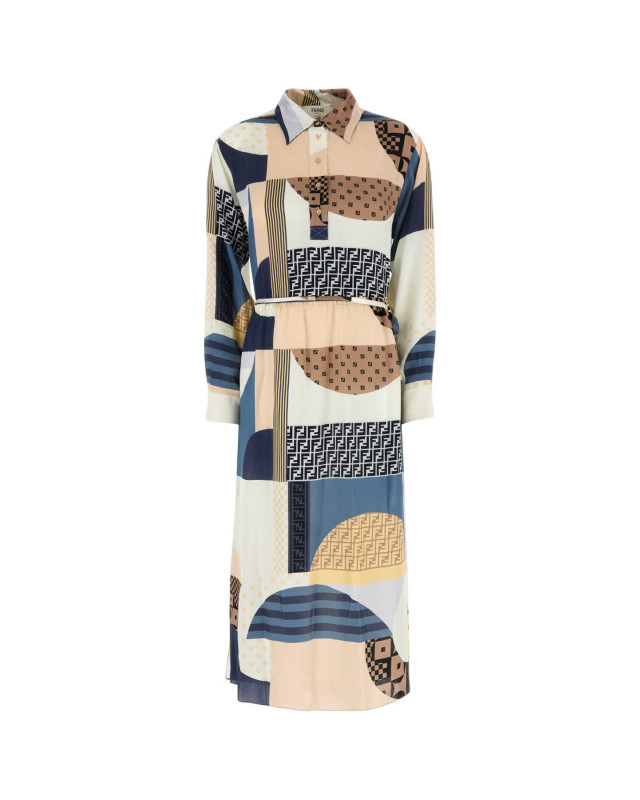 [Fendi] Long sleeve dress SS25 FDD374AUQM F1SAT