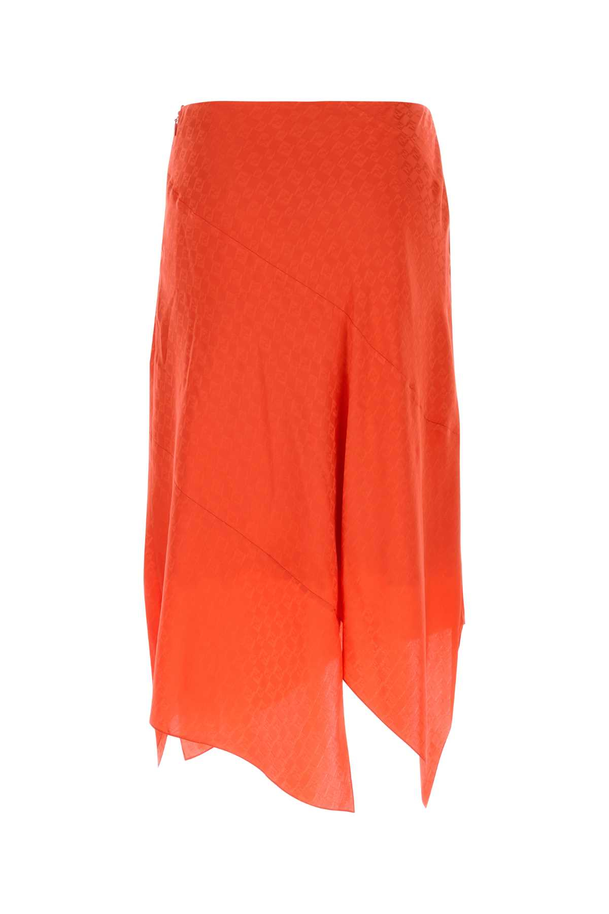 [Fendi] Midi skirt SS25 FQ7657AUQG F1SAX