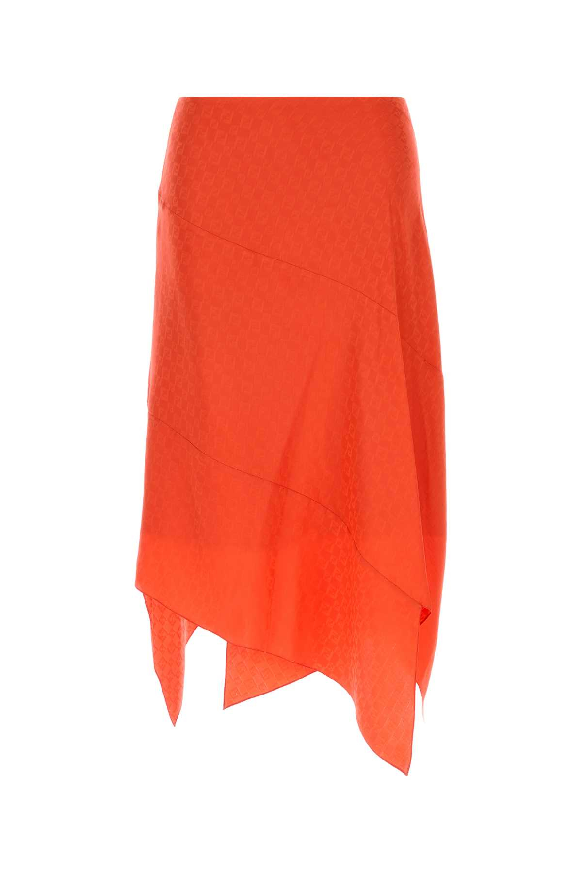 [Fendi] Midi skirt SS25 FQ7657AUQG F1SAX
