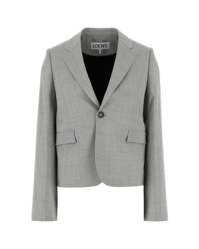 [Loewe] Blazer SS25 S540Y03XAZ LIGHTGREY