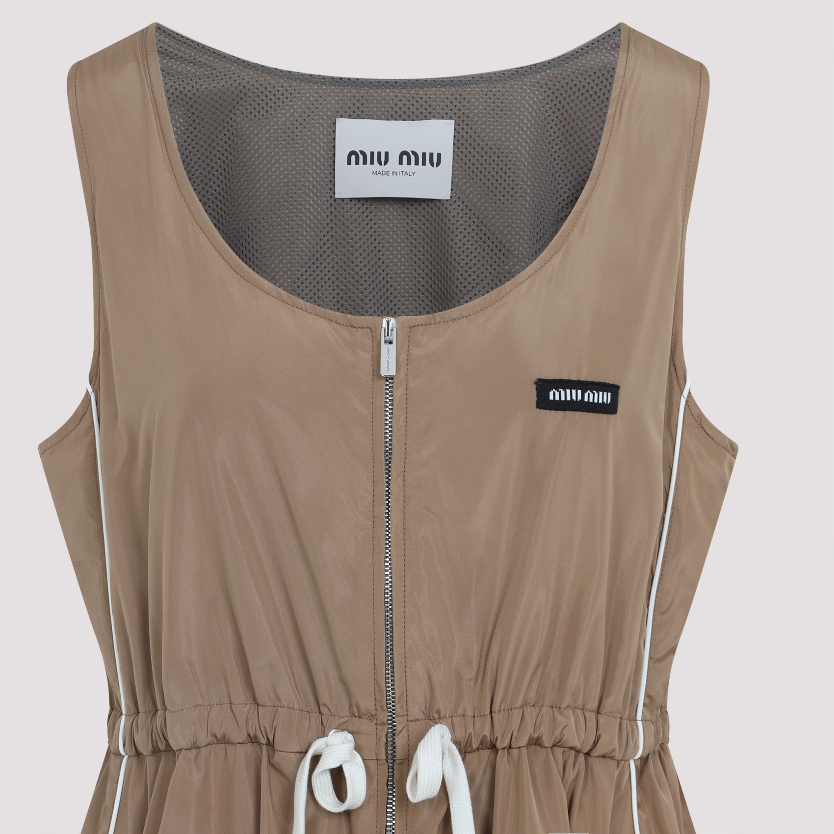 [Miu Miu] Sleeveless dress FW25 MF5873SOOO.121G