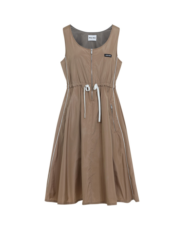 [Miu Miu] Sleeveless dress FW25 MF5873SOOO.121G