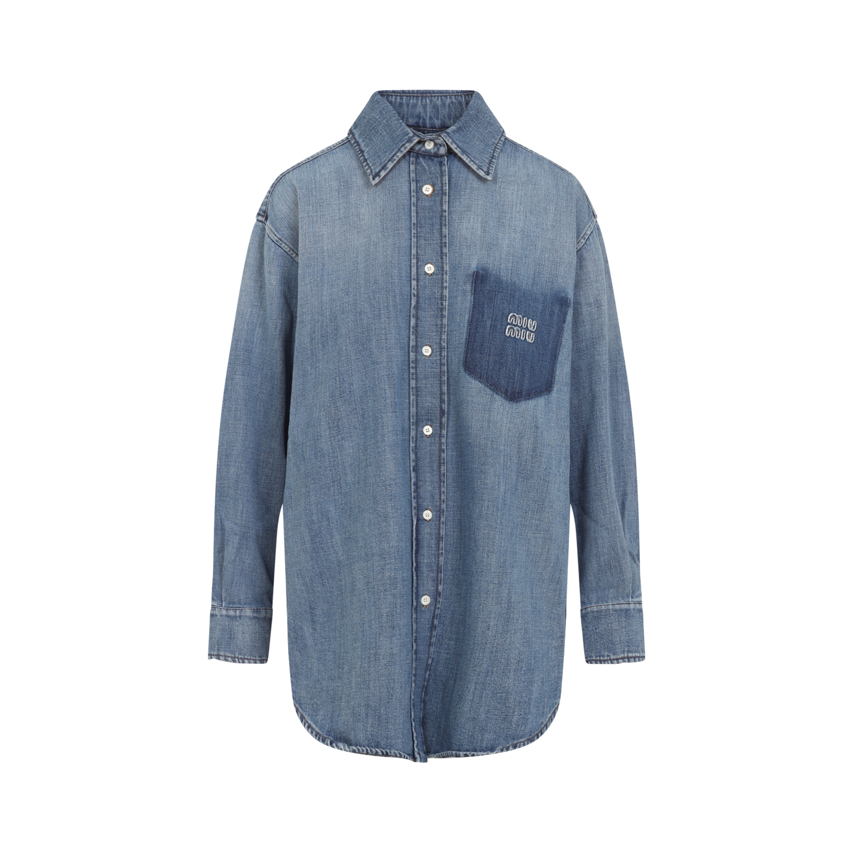 [Miu Miu] Shirts Long Sleeve FW25 GWC125SOOO.17GG