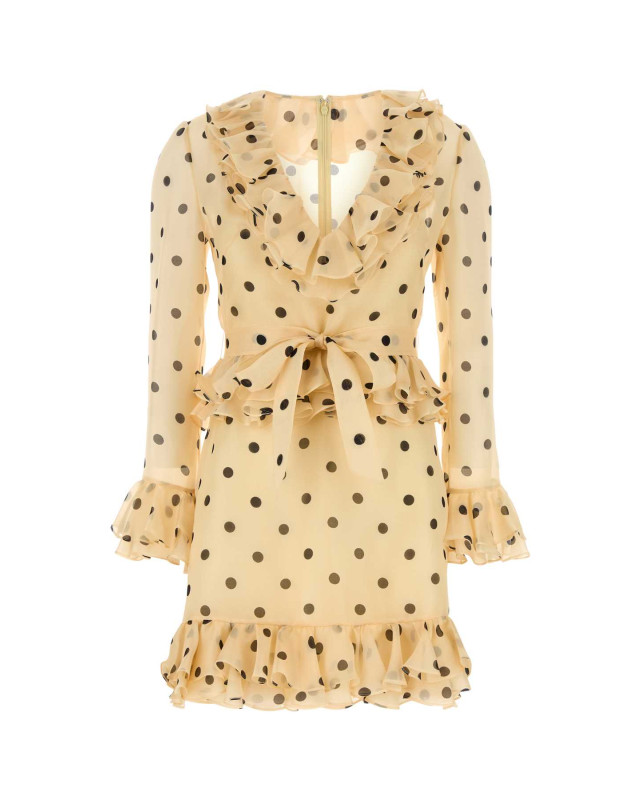 [Valentino Garavani] Long sleeve dress SS25 6B3VAF3793H 0AN