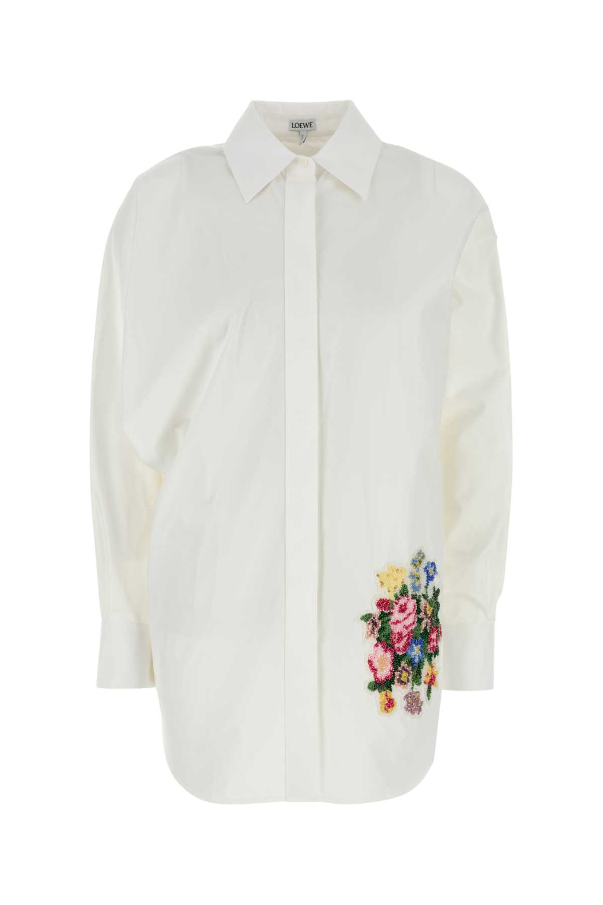 [Loewe] Shirts Long Sleeve FW24 S540Y05XAY WHITE