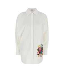 [Loewe] Shirts Long Sleeve FW24 S540Y05XAY WHITE