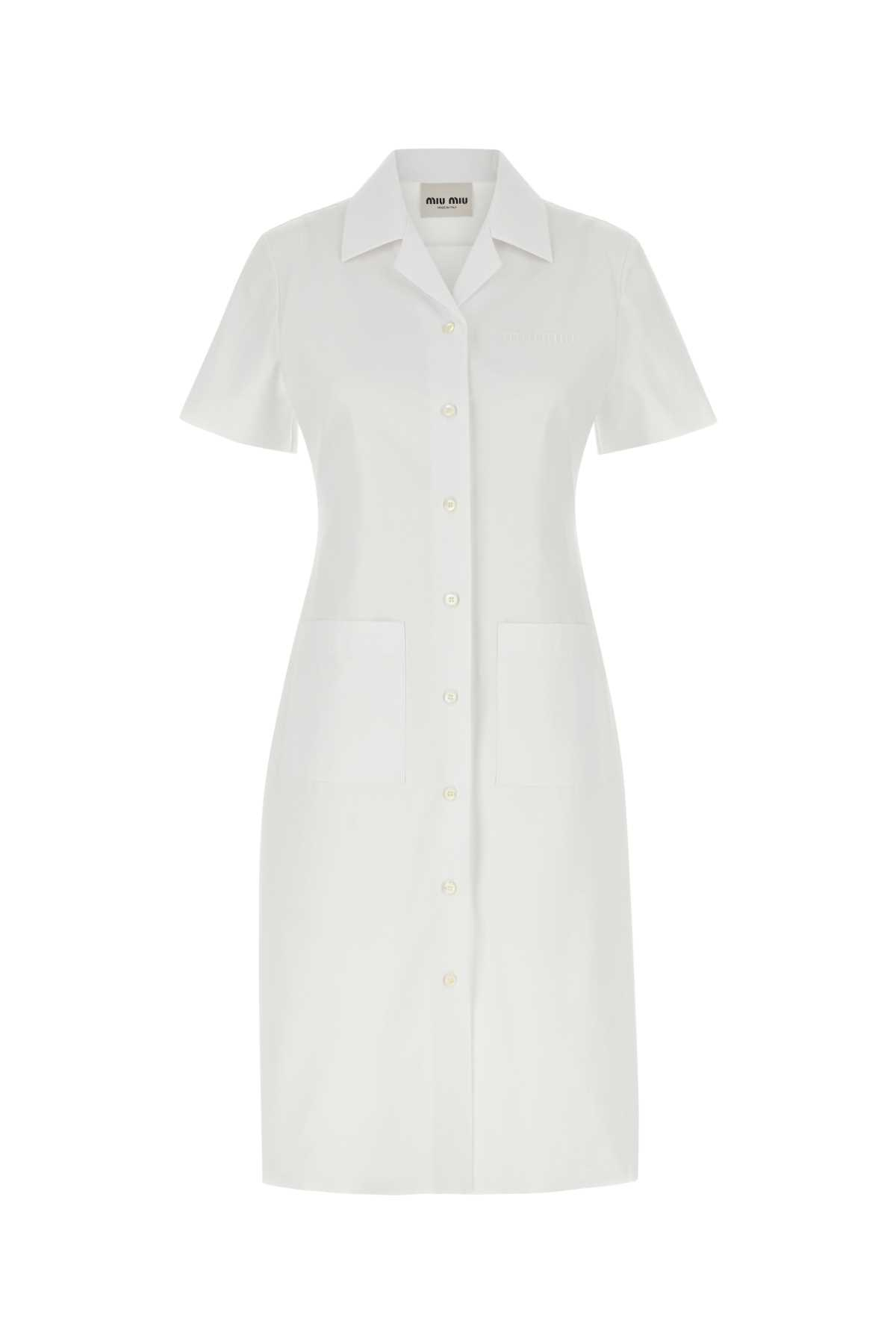 [Miu Miu] Short sleeve dress FW24 MF5568SOOO15T9 F0009