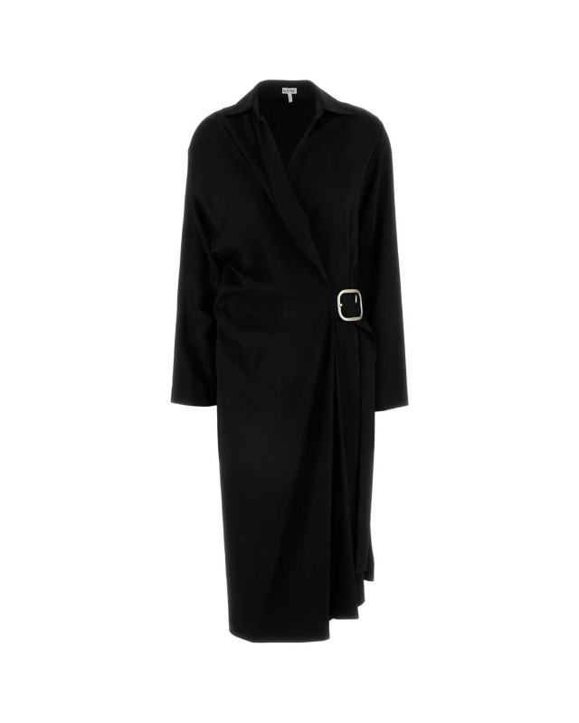 [Loewe] Long sleeve dress SS25 S359Y09XH2 BLACK