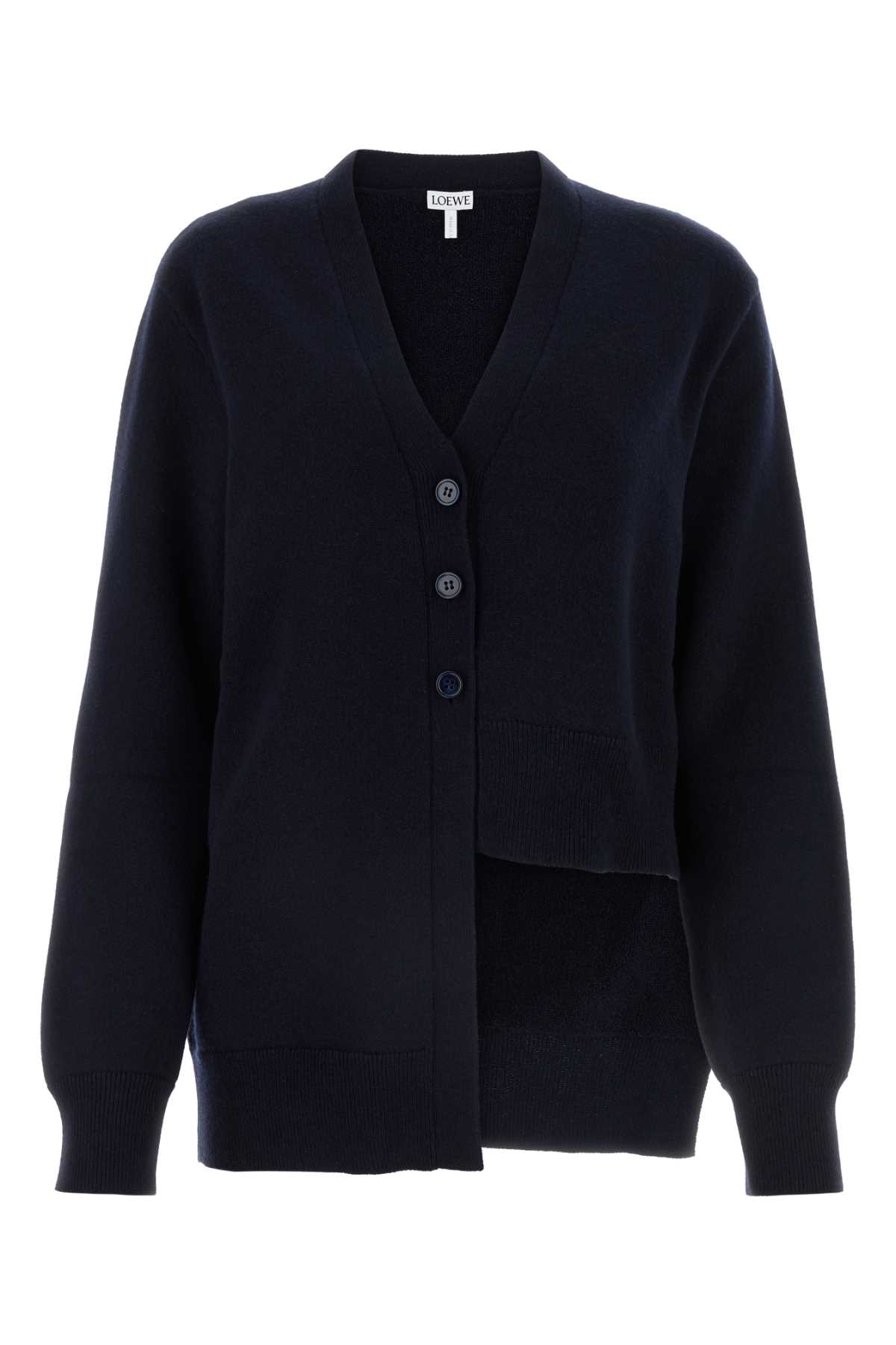 [Loewe] Cardigan SS24 S359Y16K61 DARKNAVY