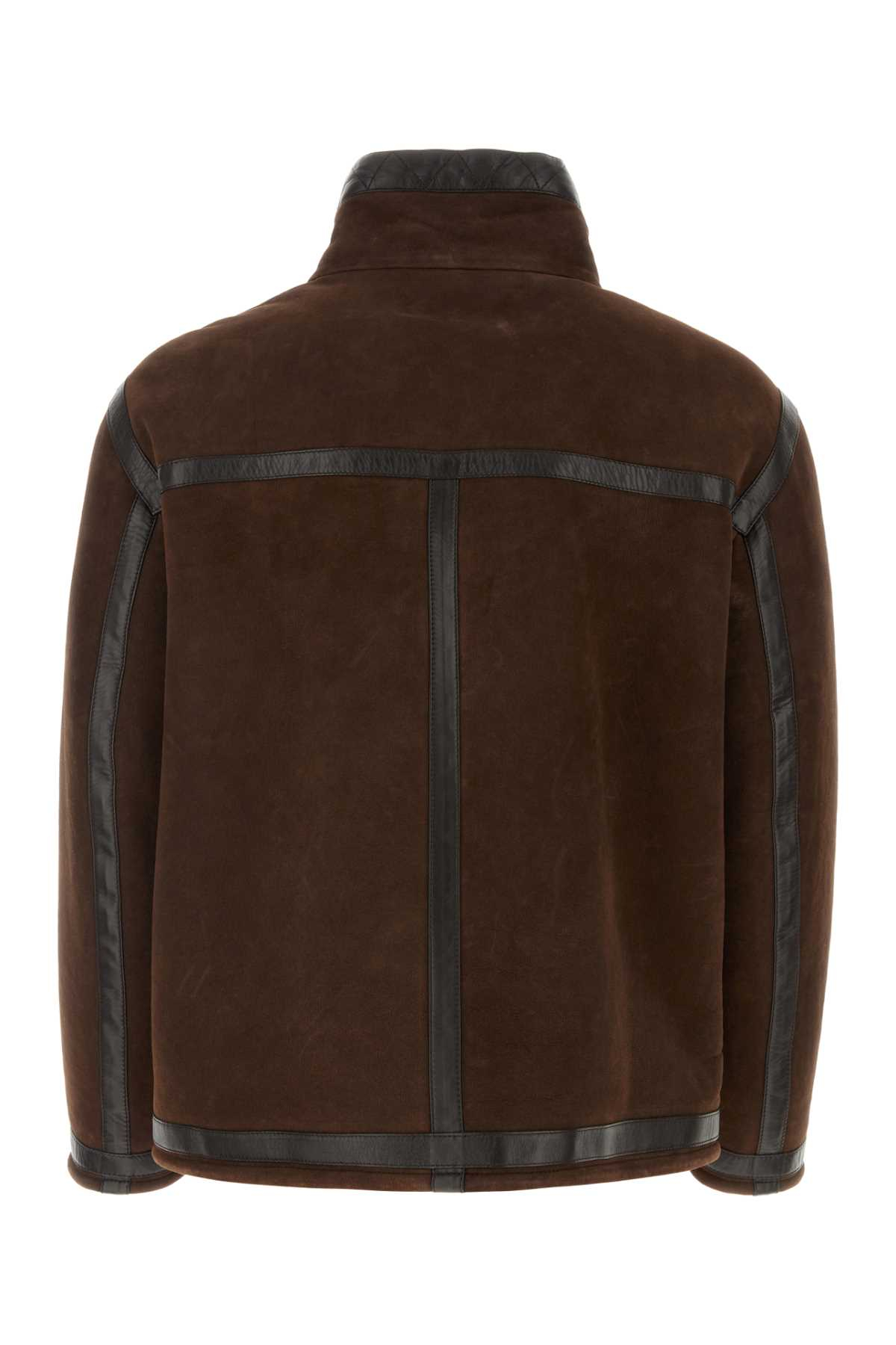 [Fendi] Leather Jacket FW23 FM0222AO9M F0BBK