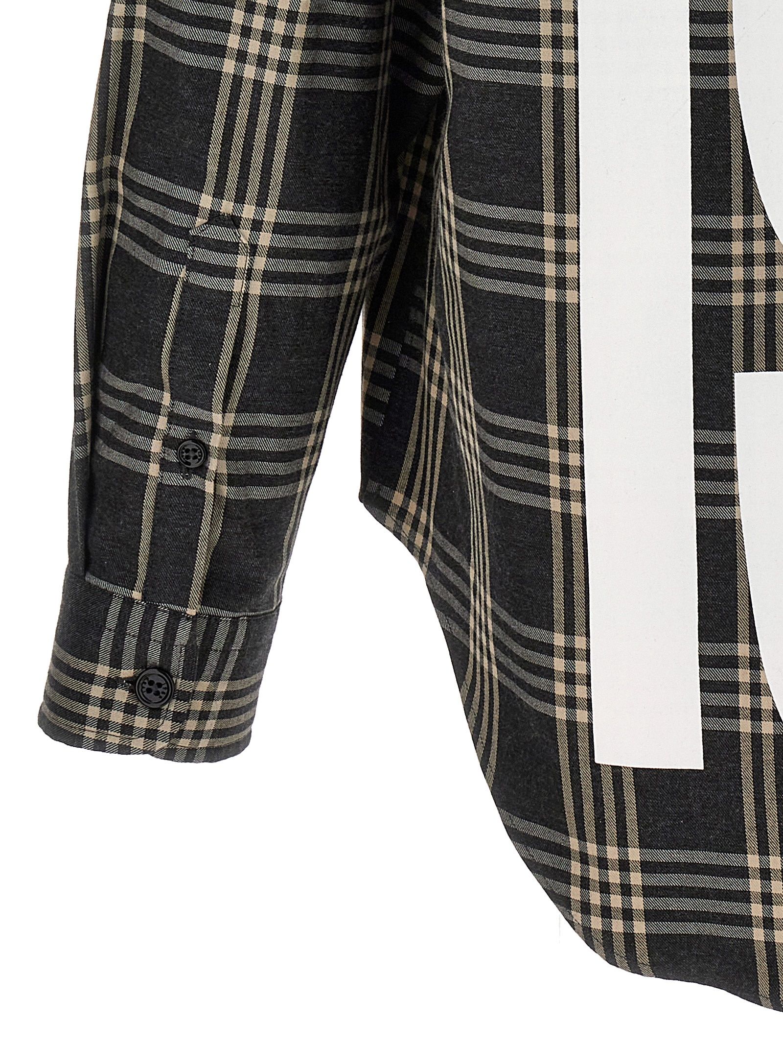 [1989 STUDIO] Shirts Long Sleeve FW23 D0726GREYCHECK