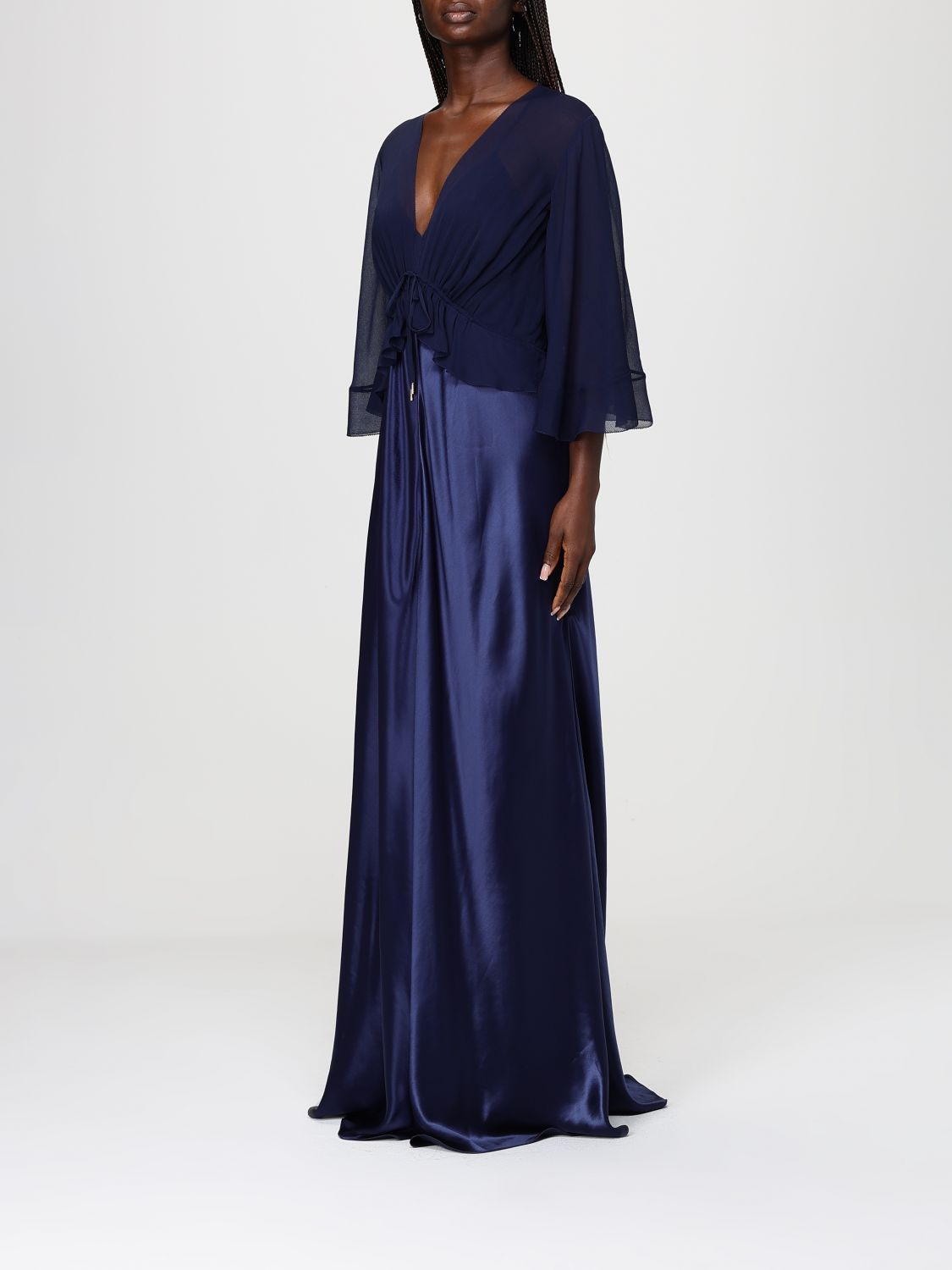 [Alberta Ferretti] Long sleeve dress SS26 04061627 0290