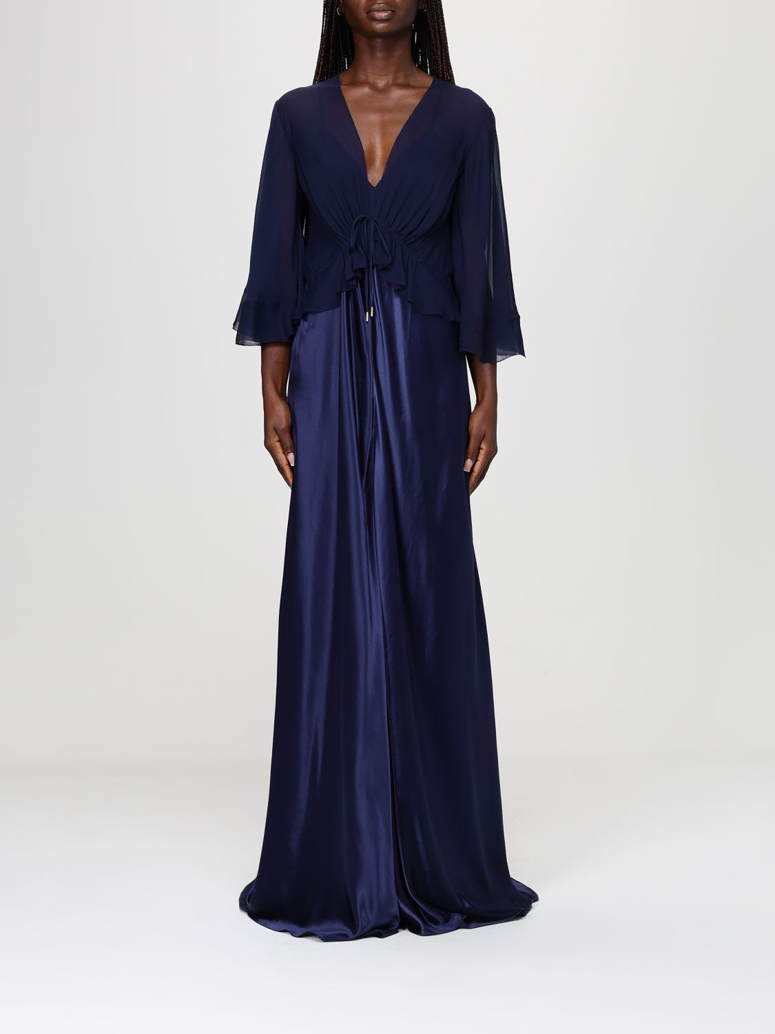 [Alberta Ferretti] Long sleeve dress SS26 04061627 0290
