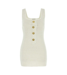 [LE KASHA] Sleeveless dress SS25 SIFLAQ WHITE