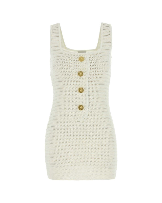 [LE KASHA] Sleeveless dress SS25 SIFLAQ WHITE