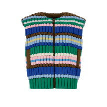 [RAXXY] Down Vest FW25 W25RAXCRV012 PINKGREENMULTI