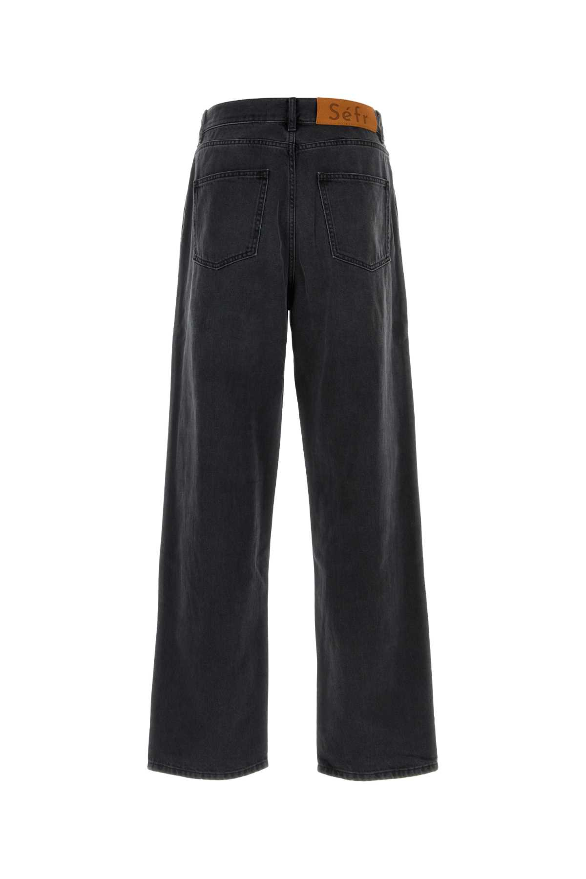 [Sefr] Jeans FW25 MFW24WIDECUTCRE CREASEDBLACK