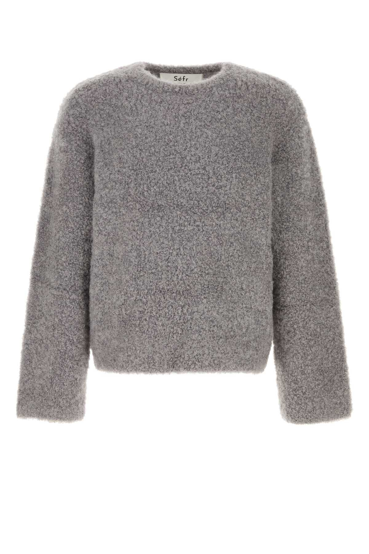 [Sefr] Knitwear FW25 FW25JERMAINEFUZ FUZZYBOUCLE
