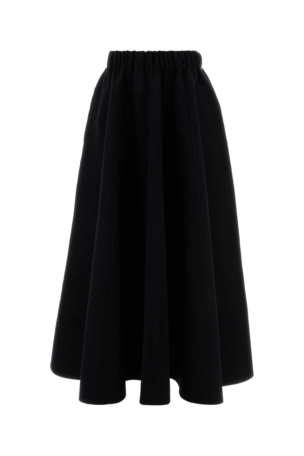 [Extreme Cashmere] Long skirt FW25 44317402TU08 RAVEN