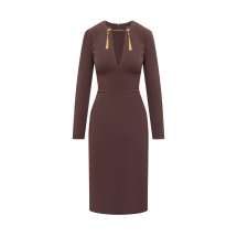 [ELISABETTA FRANCHI] Long sleeve dress FW25 AB80557E2 EA4