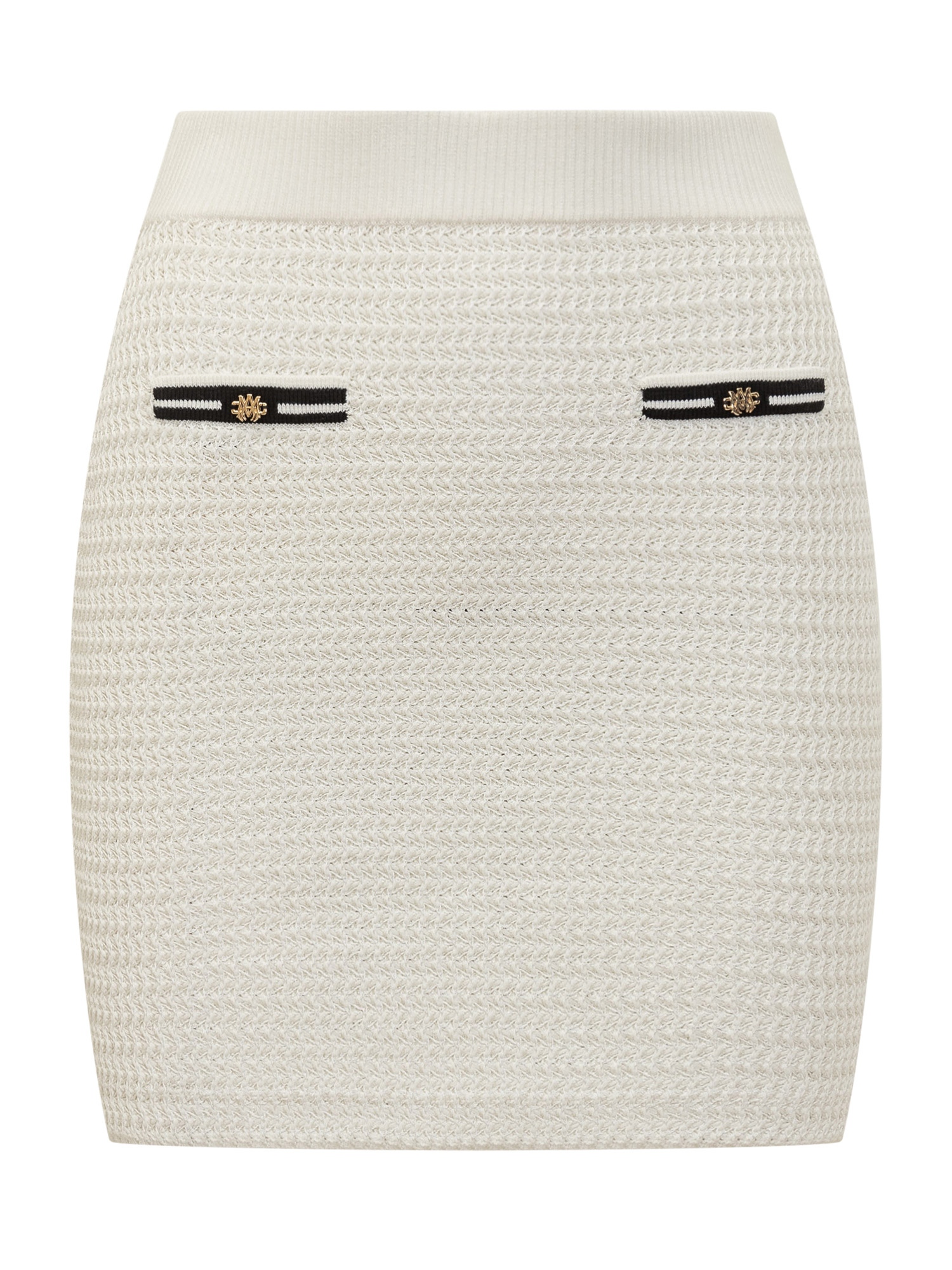 [Amiri] Mini skirt FW25 AWKNKR1018 IVORY
