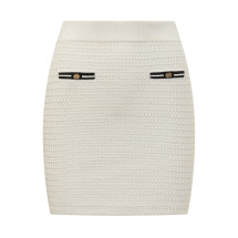 [Amiri] Mini skirt FW25 AWKNKR1018 IVORY