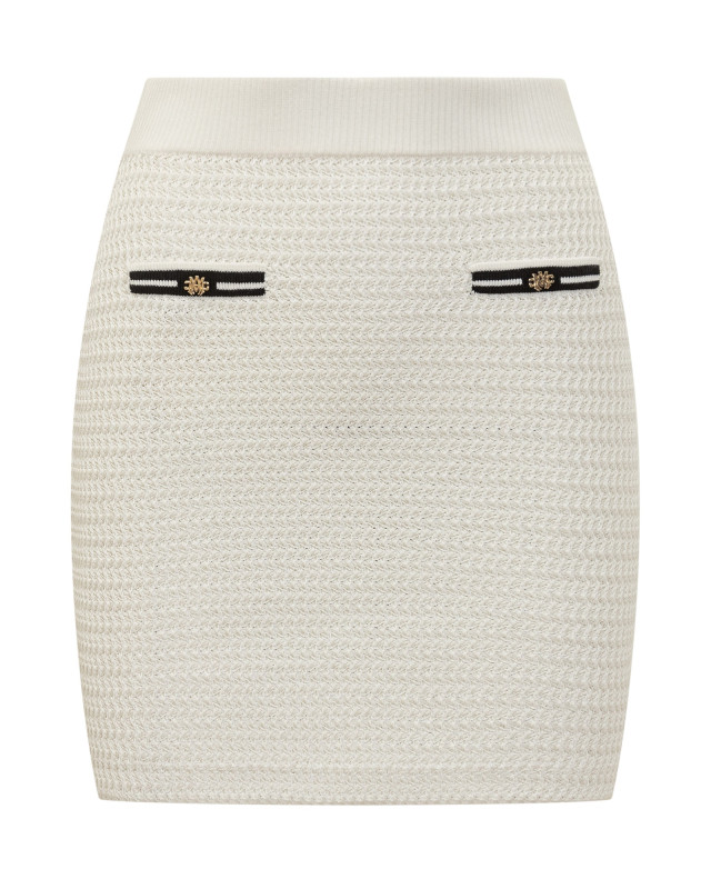 [Amiri] Mini skirt FW25 AWKNKR1018 IVORY