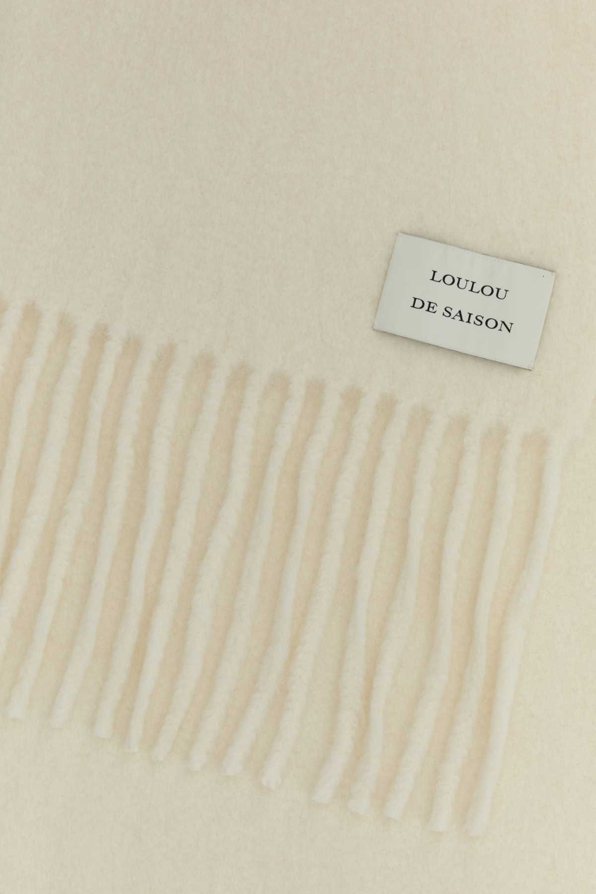 [LouLou De Saison] Scarf FW25 SANTO IVORY