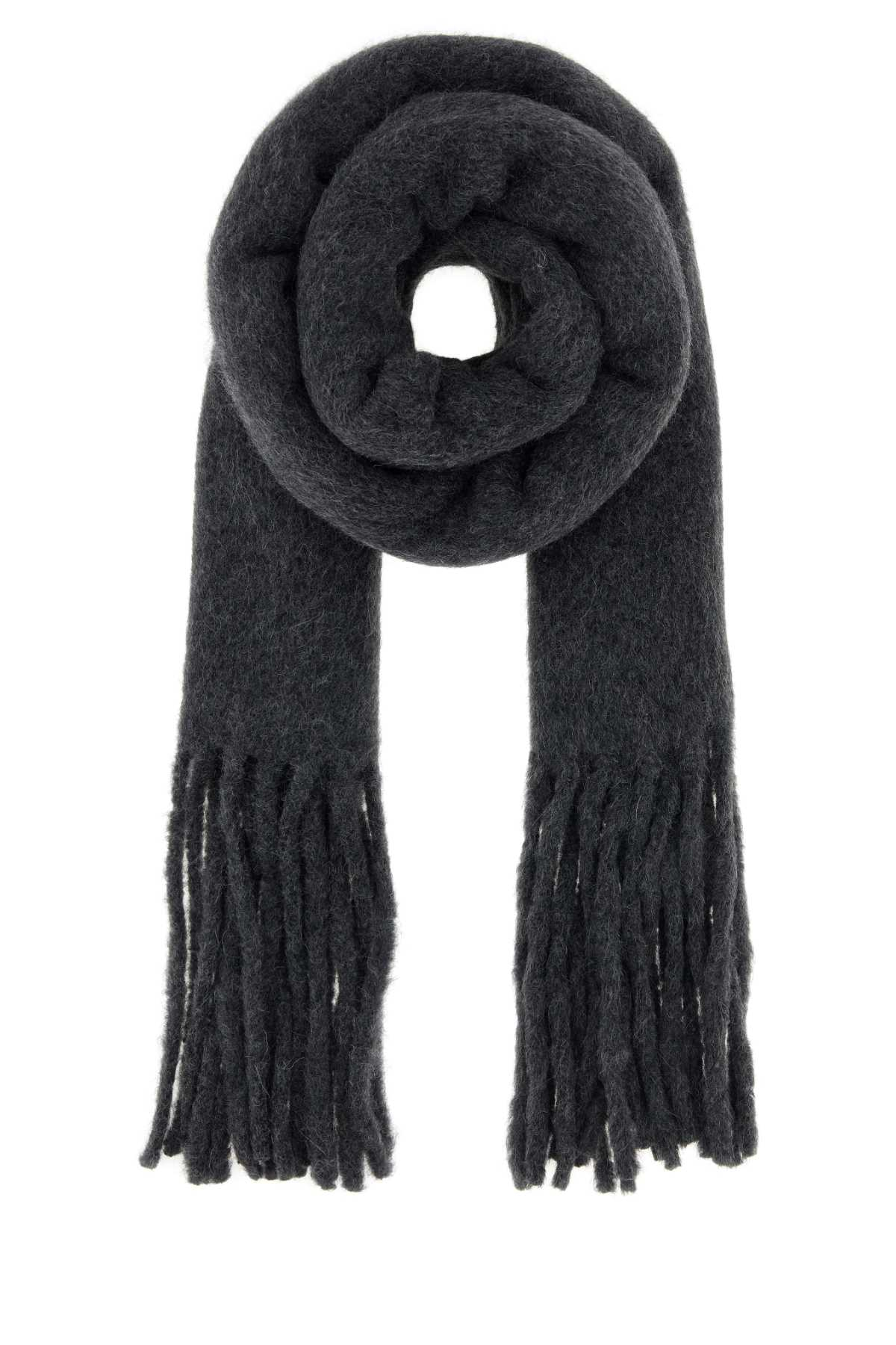[LouLou De Saison] Scarf FW25 SANTO ANTHRACITEMELANGE