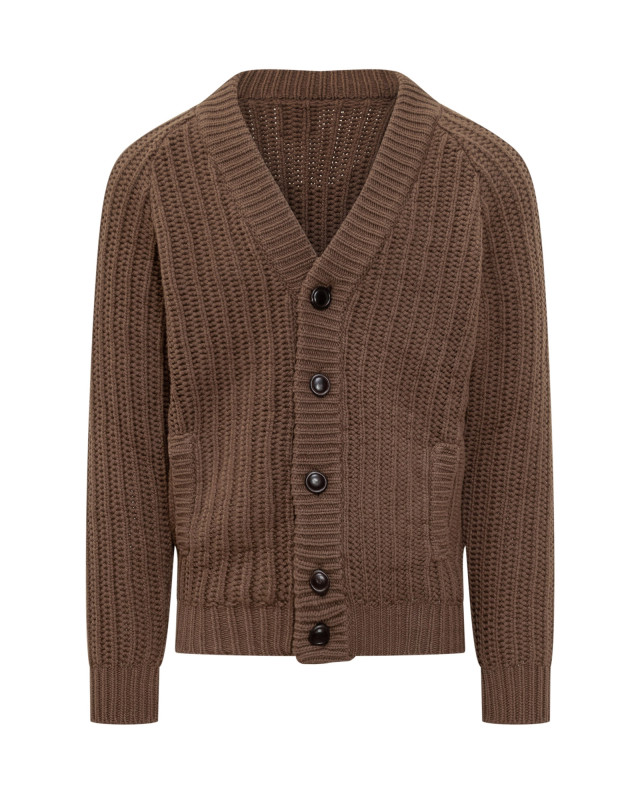 [Rakki] Cardigan FW25 DEFENDERWVB TABACCO