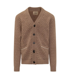 [Rakki] Cardigan FW25 HUBBELLWVL CAMMELLONAT
