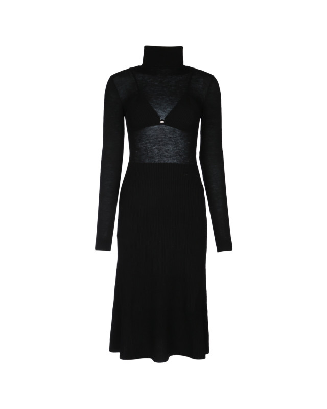 [ELISABETTA FRANCHI] Long sleeve dress FW25 AM30S57E2 110