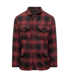 [Manifattura Ceccarelli] Casual Jacket FW25 7028WD RED BLACK