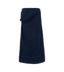 [MAGDA BUTRYM] Long skirt FW25 130925 NAVY