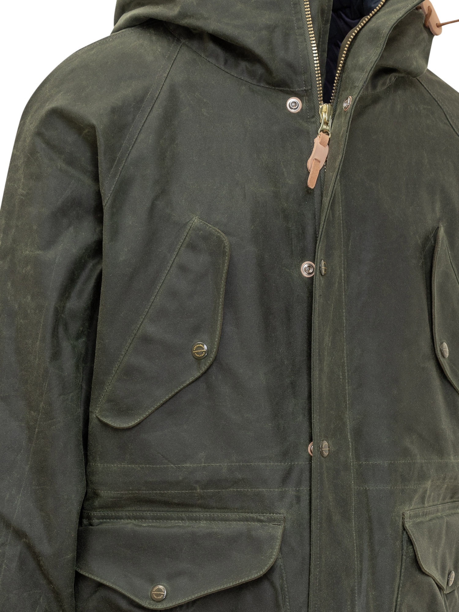 [Manifattura Ceccarelli] Casual Jacket FW25 7091WX DARK GREEN