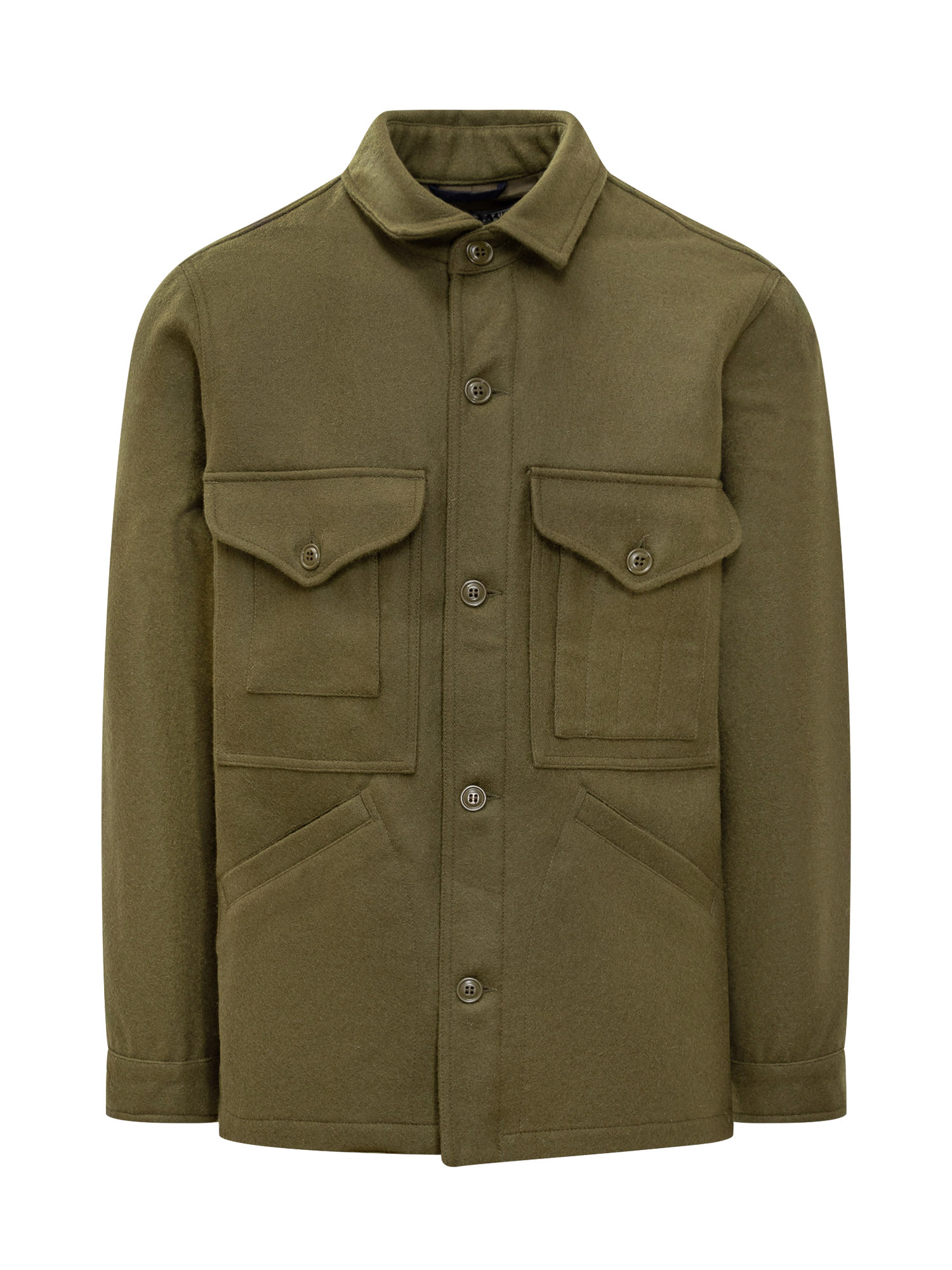 [Manifattura Ceccarelli] Casual Jacket FW25 7079QR MILITARY GREEN