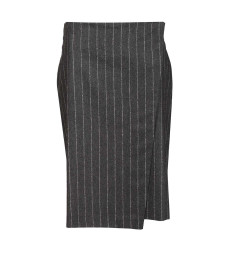 [LouLou De Saison] Midi skirt FW25 MASONANTHRACITE STRIPES