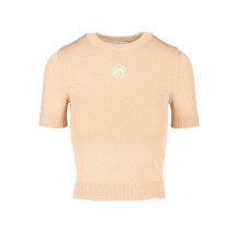 [MARINE SERRE] T-shirts Short Sleeve FW25 WTK053ACKNI0533CKNI0533BG10