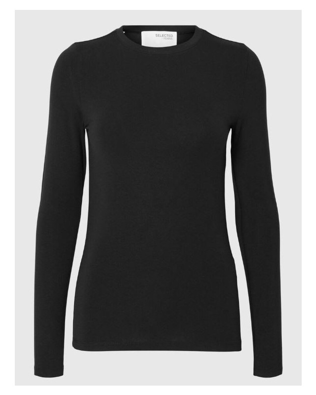 [Selected] T-shirts Long Sleeve FW24 16094343-BLACK