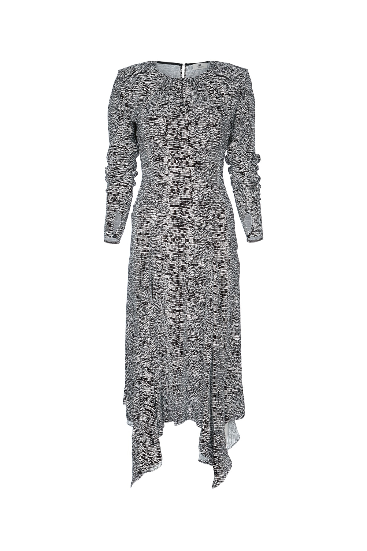 [ELISABETTA FRANCHI] Long sleeve dress FW25 AB88057E2 110