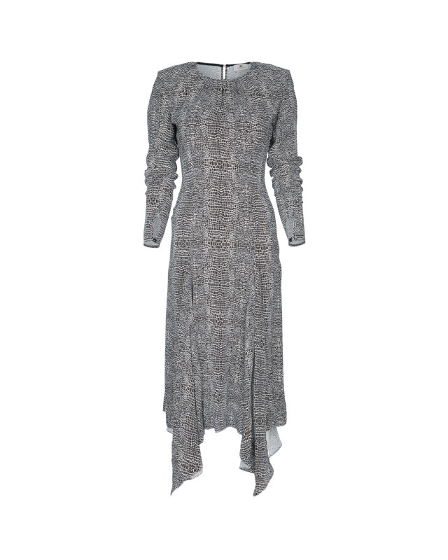 [ELISABETTA FRANCHI] Long sleeve dress FW25 AB88057E2 110
