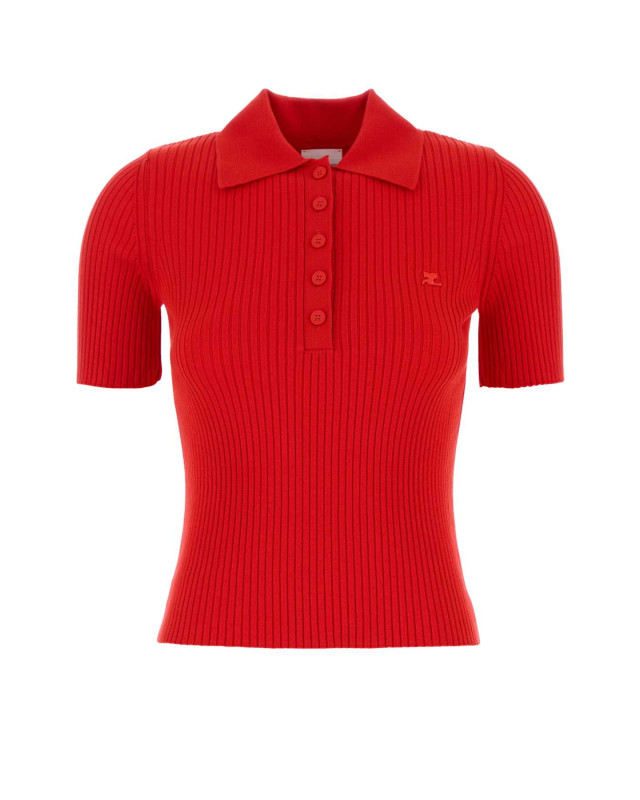 [Courreges] T-shirts Short Sleeve FW25 125MPO029FI0001 4040