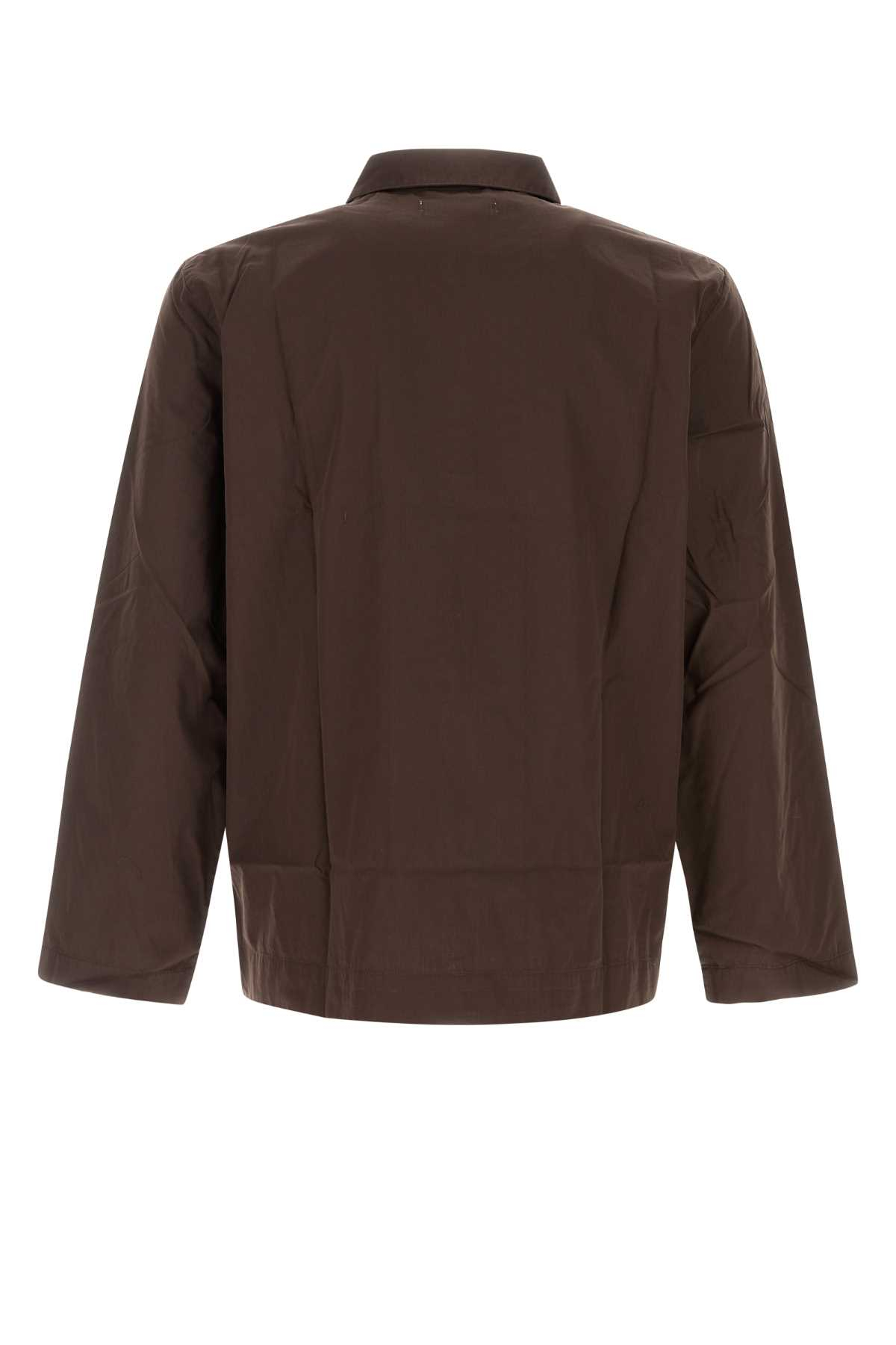 [Tekla] Underwear FW25 POPLINPYJAMASSHIRT COF