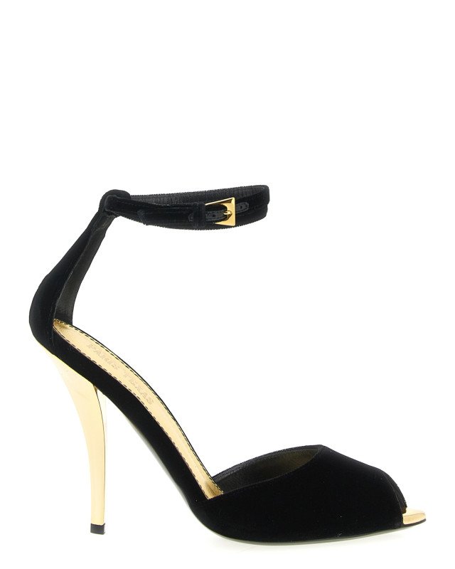 [Paris Texas] Sandals FW25 PX1755XVLVGBLACKGOLD