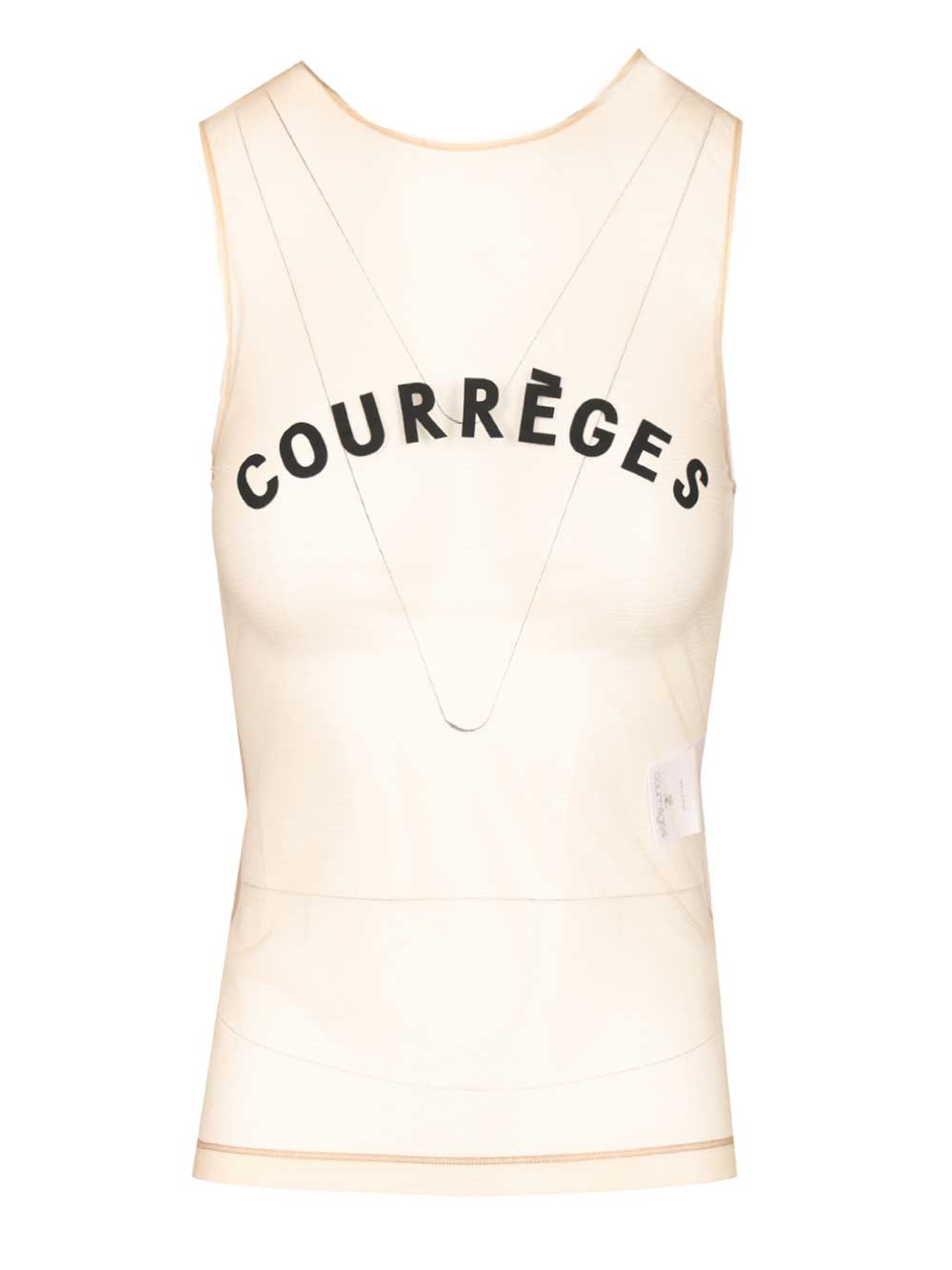 [Courreges] Tank top FW25 325JTO459PA01401007