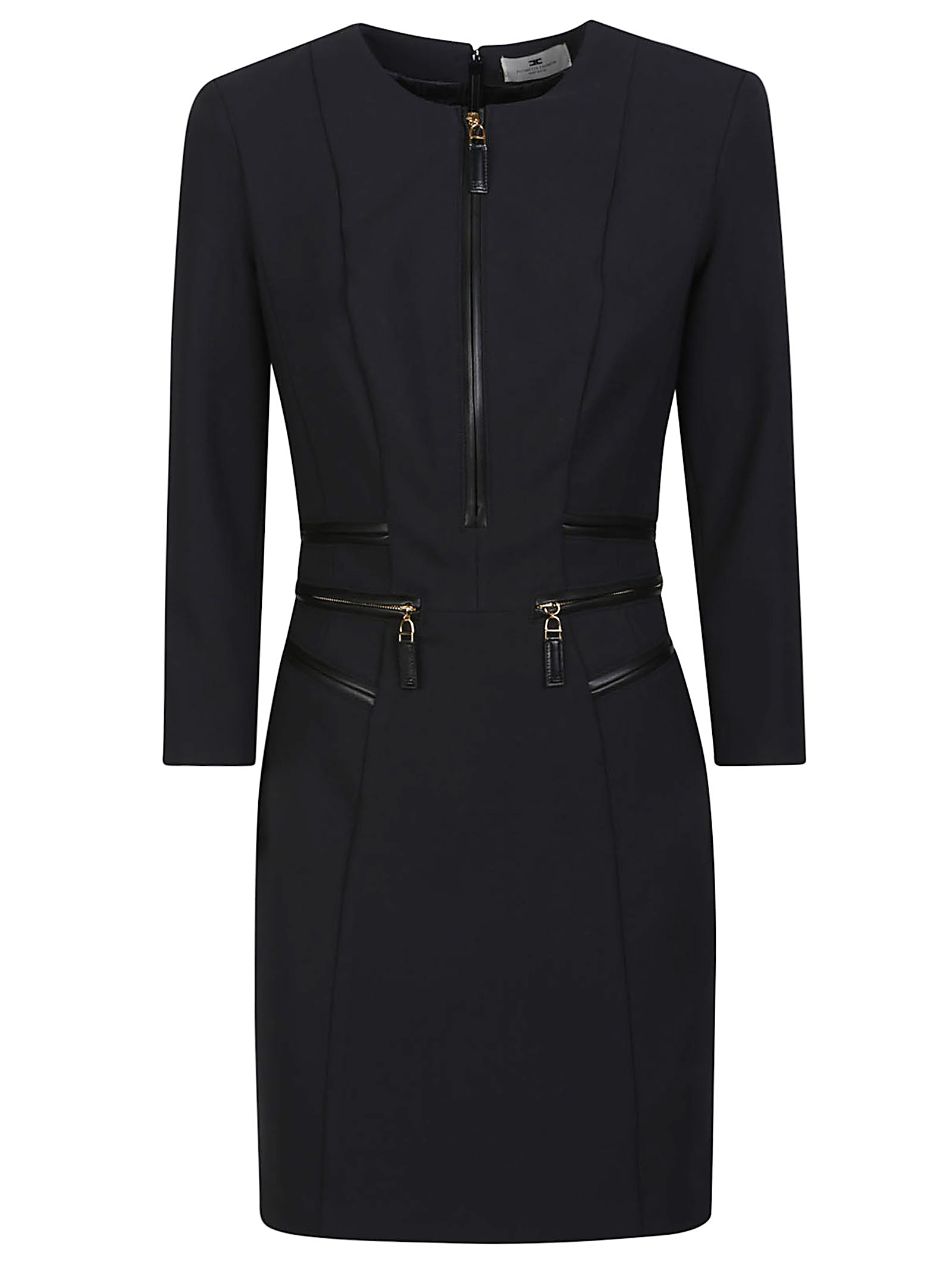[ELISABETTA FRANCHI] Long sleeve dress FW25 AB82356E2