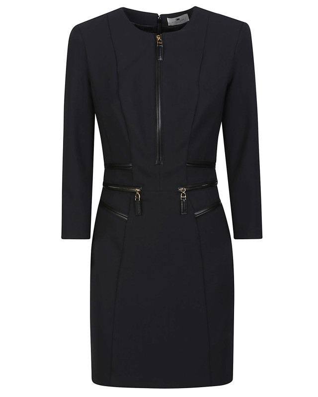 [ELISABETTA FRANCHI] Long sleeve dress FW25 AB82356E2