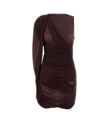 [MAGDA BUTRYM] Long sleeve dress FW25 218725 BORDEAUX