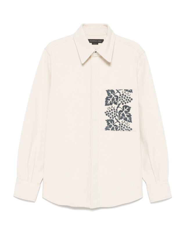 [Federico Cina] Shirts Long Sleeve SS25 FCCOSI01INDELEBILE