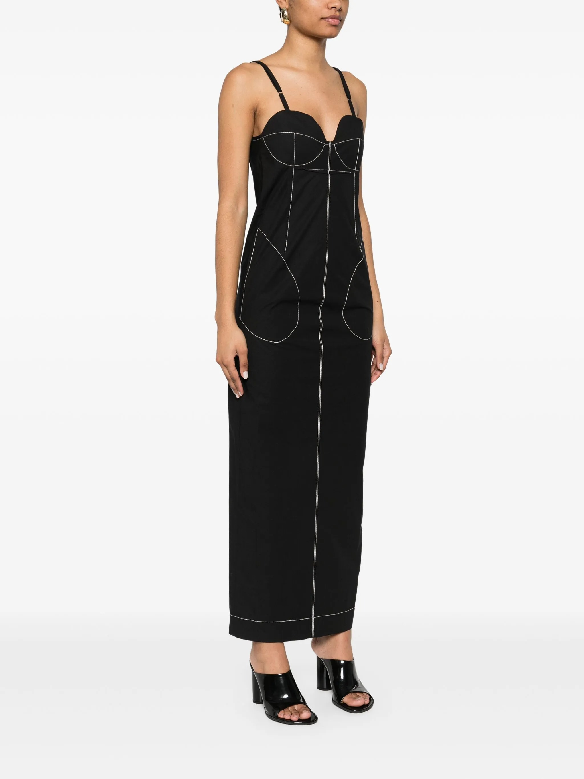 [Federico Cina] Sleeveless dress SS25 FCS25DR010101